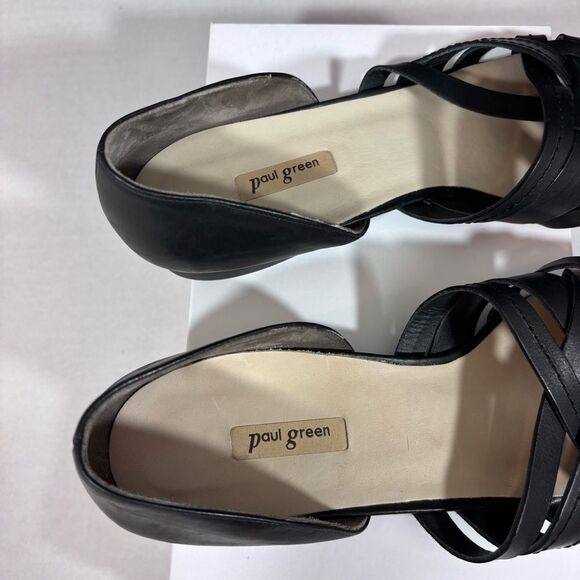 PAUL GREEN Lucia D'orsay Sandal - Black Leather Size UK 5.5 US 8 - Picture 11 of 16